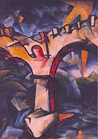 Hetzdorfer Brücke I, 1987, 84 x 60